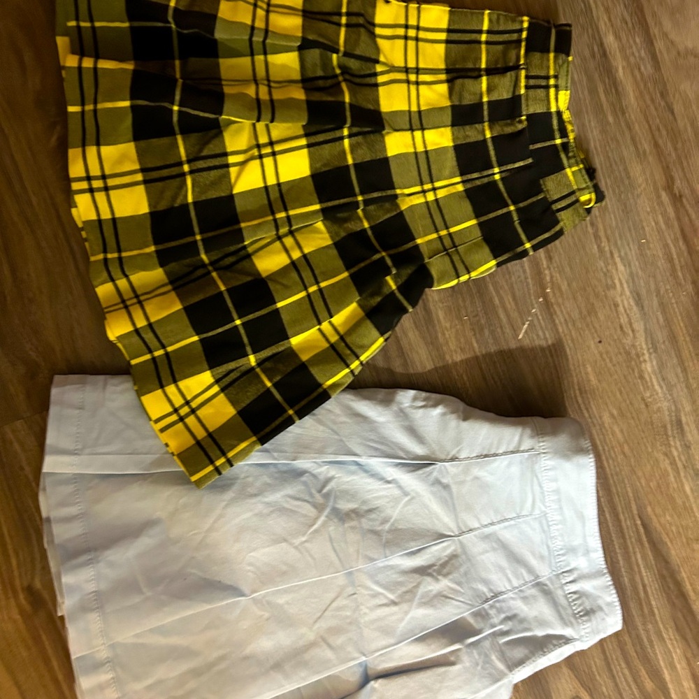 Pleated skirts